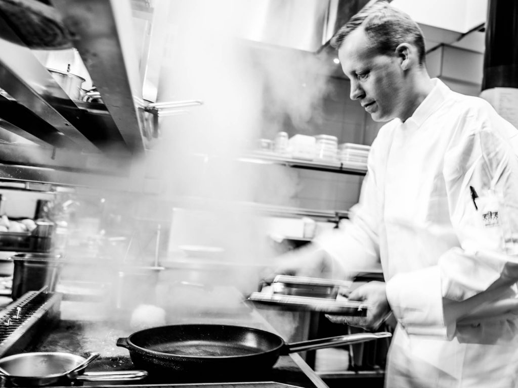 Chef Paul de Graaf is in charge of the restaurants at Fort Resort Beemster.