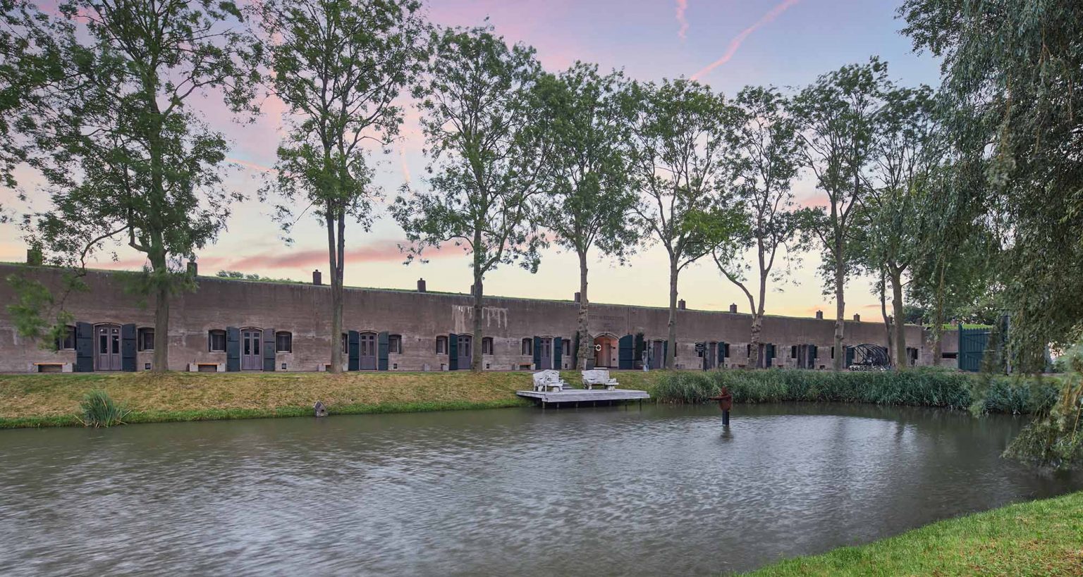 Fort Resort Beemster, voorheen Fort aan de Nekkerweg, onderdeel van de Stelling van Amsterdam en UNESCO werelderfgoed.