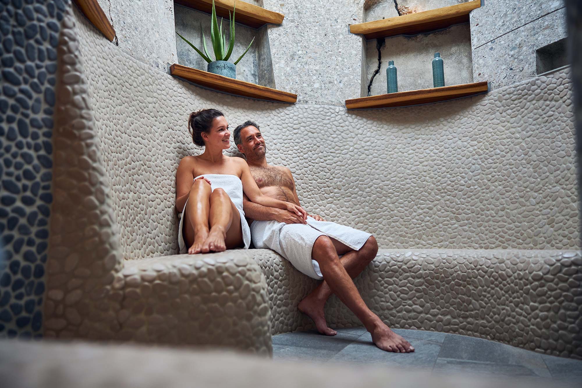 Caldarium sauna in Wellness Resort Fort Resort Beemster